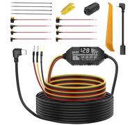 MEIRIYFA Dash Cam Acc Hardwire Kit USB Tipo C Hardwire Kit Fusible 12V-24V a DC 5V 3A Dashboard Auto Cámara Cargador Cable de Alimentación con Protección de Bajo Voltaje para Dashcam GPS Recorder (3,5