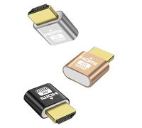 MEIRIYFA HDMI Dummy Plug 4K, HDMI Dummy Plug sin cabeza, emulador de pantalla fantasma, monitor virtual, emulador EDID, soporta hasta 3840 x 2160 @ 60 Hz para monitor PC (3 unidades)