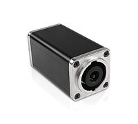 MEIRIYFA NL8MPR Speakon - Conector acoplador de 8 pines hembra a hembra, conector recto chapado en plata para NL8FC, NL8FX, NLT8X, NL8FC, NL8FX