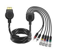 MEIRIYFA PS2 PS3 Component AV Kabel Audio Video HDTV Kabel mit 4 BNC RGB RGBS Anschlüsse für PS2/PS3 Konsole, CRT Monitor - 1.8M
