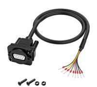 MEIRIYFA Tipo D DB9 Hembra Serial RS232 a 9Pin Bare Wire Cable 26AWG