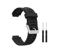 Meiruo Correa para Garmin Forerunner 25, Pulsera de repuesto para Garmin Forerunner 25 (L-para Hombres(Negro))