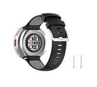 Meiruo Correas Pulseras de Repuesto Correa Deportiva para Polar Vantage V2 (Negro & Gris)