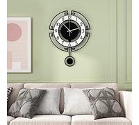 MEISD Reloj de Pared para decoración de Sala de Estar, 18.3 Pulgadas, Relojes de Pared Decorativos Grandes para Dormitorio, Cocina, Oficina en casa, Reloj de Pared Moderno, Funciona con Pilas, Reloj