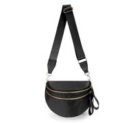 MEISEY - Riñonera Cruzada para Mujer, Espaciosa, Negro, 11.0 Inches X 8.6 Inches X 4.5 Inches, Casual