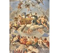 Meishe Art Póster impreso para pared, diseño de frescos en la capilla sixtina de Miguel Ángel, reproducción de pintura al óleo (30 x 40 cm)
