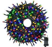 Meision Luces Navidad Exterior Interior 30M/300LEDs Guirnalda Luces Exterior con 8 Modos Timer Función de Memoria IP44 Impermeable, Decoracion Cadena de Luces para balcon, Jardín, Fiesta, Color