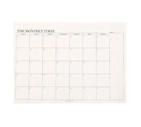 MEISO 60 Hojas Planificador Mensual 24.5x17.5 cm, Monthly Planner Rasgable, Planner Organizador Mensual sin Fecha, To Do List Sobremesa para Escuela Oficina Hogar
