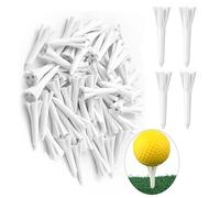 MEISO Juego de 50 tees de golf de 38 mm de plástico en forma de garra, diseño sin fricción, soporte corto para golfistas de todos los niveles