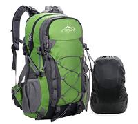 Meisohua Mochila de Senderismo 40L Unisex Mochilas de Marcha con Impermeable Cubierta lluvia,Mochila de Viaje para Camping,Hiking,Escalada,Universitaria,Mochila Deportiva para Hombre y Mujer