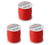 Meister 6305450 - Cuerda para albañilería (3 Unidades, 100 m de Longitud, 1,7 mm de diámetro, Trenzado de Polietileno, Resistente a los Nudos, Resistente al desgarro y Duradero, en Bobina/línea de
