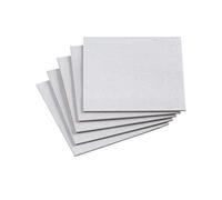 Meister 645546 - Paneles de fieltro autoadhesivos (200 x 200 mm, 5 unidades), color blanco