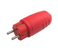 Meister 7421470 Conector Goma Roja IP44, Rojo