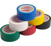 Meister 8632010 - Cinta aislante (3,3 m x 19 mm, 6 unidades),