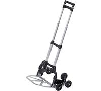Meister 8985840 - Carretilla para escaleras, plegable, aluminio, 80 kg