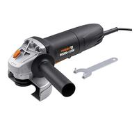 Meister Amoladora angular 500 W, WS500-115M, disco de 115 mm de diámetro, bloqueo del husillo, cubierta protectora ajustable, mango adicional/lijadora para hormigón, piedra y acero/lijadora / 5454990