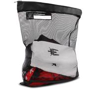 Meister Bolsa de Lavado XL para Atletas - Bolsa de Lavandería Deportiva Grande de Malla con Cremallera - Negro