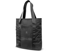 Meister Commuter Bolsa de Gimnasio con Casillero para Zapatos - Bolsa Impermeable para Día para Profesionales Activos - Negro