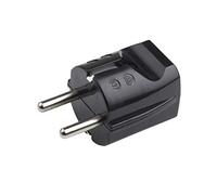 Meister Conector de protección de contacto - Plástico - Negro - 250 V - 16 A - Sección transversal máxima del cable 2,5 mm² - IP20 para interiores - introducción recta/enchufe Schuko con alivio de