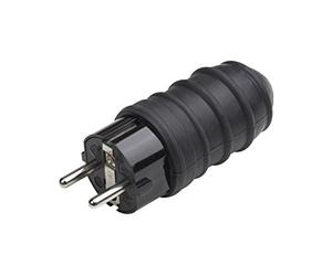 Meister Conector Goma/plástico, Negro, IP44, 7421520