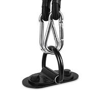Meister Kit de Montaje de Anclaje de Suelo con Anillo en D para Bolsa Pesada de Doble Extremo con Cuerdas elásticas - Negro