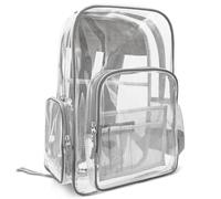 Meister Mochila Transparente de Acceso Total - Cumple con los Requisitos de Seguridad de Escuelas y Eventos - Reflectante de Seguridad
