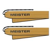Meister Muñequeras Lockdown - Soporte ajustable sin elasticidad para halterofilia, entrenamiento de fuerza y cross training - Coyote