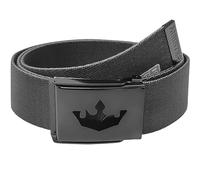 Meister Player Cinturón de Golf de Cinta Tejida - Ajustable y Reversible - Negro