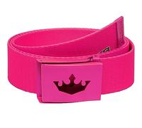Meister Player Cinturón de Golf de Cinta Tejida - Ajustable y Reversible - Rosa Intenso