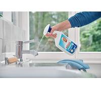 Meister Proper Limpiador de baño con frescura Febreze 800 ml, elimina hasta el 100% de los residuos de jabón y depósitos de cal