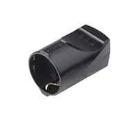 Meister Protección de Contacto de Acoplamiento de plástico, NEGRO, IP20, 7422050, 7422020