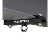 Meister Soporte de Abrazadera de Haz para Boxeo y Artes Marciales Mixtas, Correas de suspensión y Accesorios de Techo, Color Negro, 14 cm a 19 cm