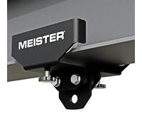 Meister Soporte de viga rodante con frenos para boxeo y artes marciales mixtas, color negro, 5.75 - 7.55 pulgadas