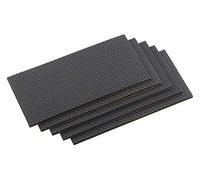 Meister - Tope autoadhesivo, 100 x 200 mm, 5 unidades), color negro