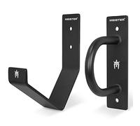 Meister XSteel Battle Rope Kit de Montaje en Pared con Anclaje y Gancho de Almacenamiento, Negro Mate