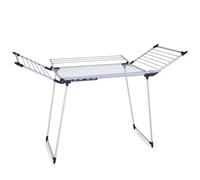 Meisterhome Tendedero de Ropa Colgador Extra Grande y Estable, con Alas, para Prendas Largas, Interior y Exterior, 25 m Longitud Lino Seco