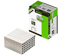 meite 8012SS - Grapas de tapicería tipo 80 para pistola grapadora, 12 mm de longitud, grapas de acero inoxidable para alfombras, cajas de trabajo, cables, cobertizos, cercas (10.000 piezas)