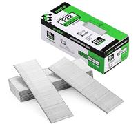 meite Clavos Brad Calibre 18/38 mm, Galvanizados de Clavos 18GA para Pistola, Paquete de 5.000 Unidades para Clavadora Neumática y Eléctrica, Carpintería, Molduras y Bricolaje