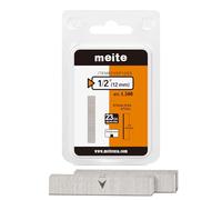 meite Clavos Pin 23GA Sin Cabeza 12 mm, 2.000 Unidades, Clavos Acero inoxidable 304 Calibre 23 de 0,6 mm, Clavos para Pistola de Pines, Carpintería, Molduras y Marcos