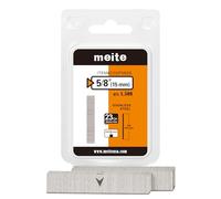 meite Clavos Pin 23GA Sin Cabeza 15 mm, 2.000 Unidades, Clavos Acero inoxidable 304 Calibre 23 de 0,6 mm, Clavos para Pistola de Pines, Carpintería, Molduras y Marcos