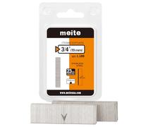 meite Clavos Pin 23GA Sin Cabeza 19 mm, 2.000 Unidades, Clavos Acero inoxidable 304 Calibre 23 de 0,6 mm, Clavos para Pistola de Pines, Carpintería, Molduras y Marcos