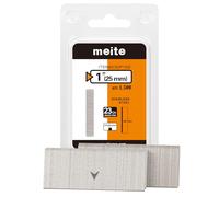 meite Clavos Pin 23GA Sin Cabeza 25 mm, 2.000 Unidades, Clavos Acero inoxidable 304 Calibre 23 de 0,6 mm, Clavos para Pistola de Pines, Carpintería, Molduras y Marcos