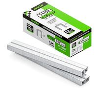 meite Grapas 71/8 mm Calibre 22, Corona de 9,1 mm, Galvanizadas para Grapadora de Tapicería, 10.020 Piezas/Caja, 1 Caja