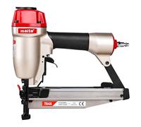 meite T64A - Clavadora de acabado de calibre 16, pistola de clavos con acabado de aire, se adapta a clavos de acabado de calibre 16 de 32 mm a 64 mm, nariz de seguridad y liberación rápida, pistola de