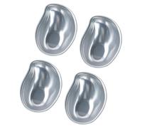 MEITRREY Paquete de 4 Elegantes moldes para Mochi en Forma de melocotón, de aleación de Aluminio, para Hornear postres, Helados y Chocolate, Color B