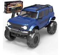 Meiurlex 1:20 RC Pickup Truck 4WD, 2,4 GHz, coche todoterreno teledirigido con control proporcional, todoterreno Drift RC con faros LED, 2 baterías y carga USB