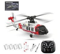 Meiurlex Black Hawk K200 UH-60 - Helicóptero teledirigido con 6 ejes Gyro, helicóptero teledirigido de 6 canales de vuelo de vuelo de vuelo, acrobacias aéreas y posicionamiento de flujo óptico, RTF