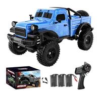 Meiurlex C8813 Coche teledirigido con luz LED, 1/18 RC Hobby Offroad All-Terrain 4WD Truck 12 km/h, coche de carreras todoterreno, RTR RC Buggy Juguetes RC Coche para adultos