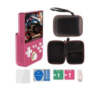 Meiurlex Consola de juegos My Mini Retro con tarjeta TF de 64 GB, pantalla IPS de 3,5 pulgadas RK3326 Linux System consola de juegos portátil, reproductor de vídeo Arcade admite más de 30 emuladores