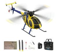 Meiurlex Helicóptero RC-ERA C184 MD500 RC, helicóptero sin hélice de 4 canales con control de flujo óptico y estabilización giroscópica, modelo de avión RC para adultos